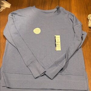 Time and Tru Blue Sweatshirt